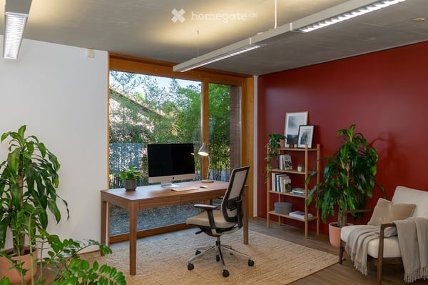 Lichtdurchflutetes Büro - Kreativraum mit Blick in den Bambusgarten – EG, 34.5 m², 4