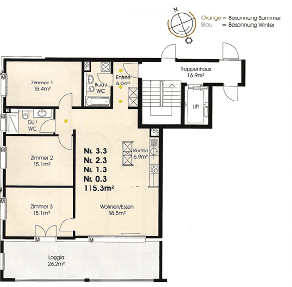 Helle, hochwertig ausgebaute 4.5-Zimmer-Wohnung mit grosszügiger Loggia in Zürich-Affoltern 22