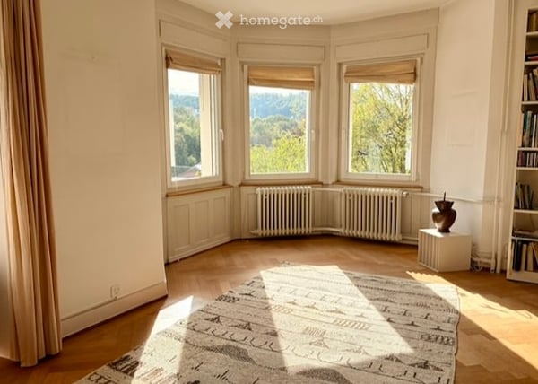 Charaktervolles Einfamilienhaus in Ennetbaden mit Cheminée, Atelier und Aussichtslage 6