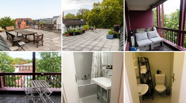 Exklusive 2.5-Zi-Wohnung Kreis 5 – Möbliert & 360°-Dachterrasse (nahe HB) Befr. 2J mögl. Übernahme 3