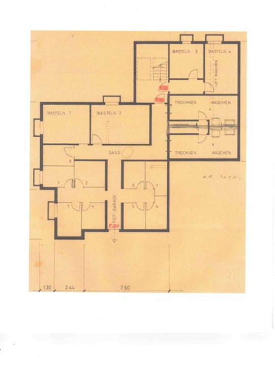 frisch renovierte, wunderschöne 1.5 Wohnung im 2. OG mit sonnigem Balkon, Blick ins Grüne 4