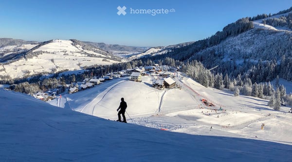 Helle 3 ½ Zimmer Wohnung mit grosser Terrasse und Weitblick in Sattel 16