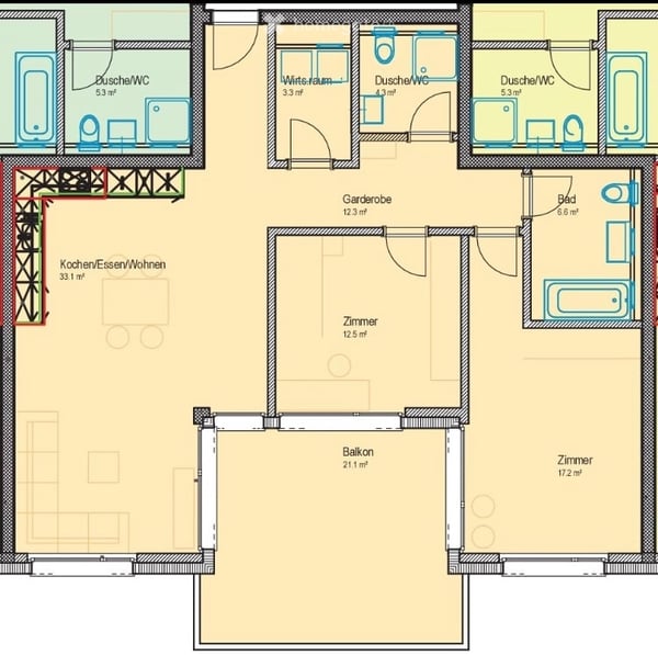 Moderne 3.5-Zimmer-Wohnung in Seewen SZ 10