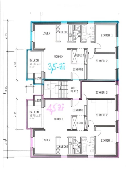 3.5-Zi Wohnung im 1. OG