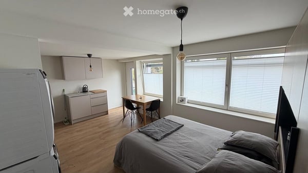 Helles Neubau-Studio mit Gartensitzplatz und Parkplatz 2