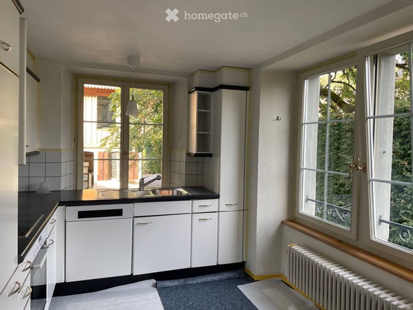 4-Zimmer-Hochparterrewohnung in historischer Villa mit grossem Garten 4