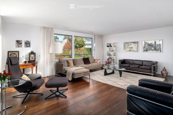 Exklusives Doppeleinfamilienhaus mit Panoramablick auf See, Alpen und Stadt 7