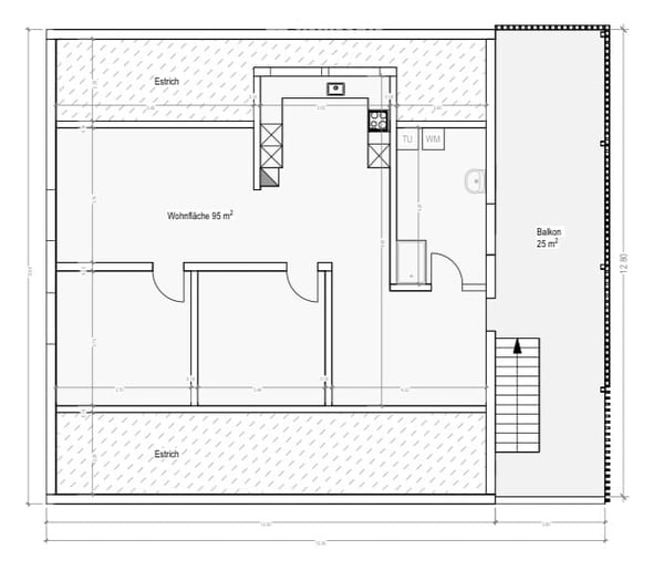 Moderne 3.5-Zimmer Dachwohnung in Nesslau 12