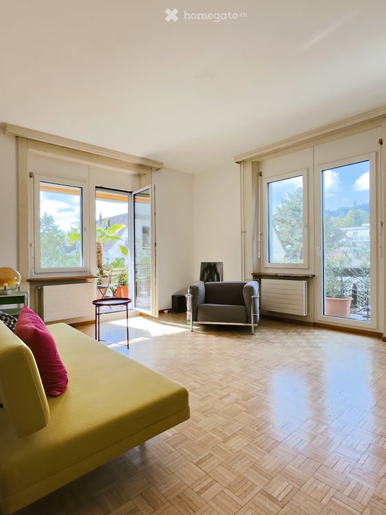 2 eigene Zimmer (45 m²) in 140 m2 grosser 2-er WG! 4 Balkone. Zürich Enge 3