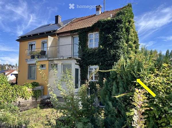 Sanierungsbedürftiges 2.5-Zimmer-Reihenhaus mit Chance, eigenen Wohntraum umzusetzen 2