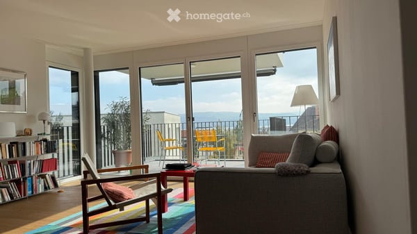 Traumhafte 3.5-Zimmer-Wohnung mit Seeblick in Zürich-Wollishofen (Nachmiete) 1
