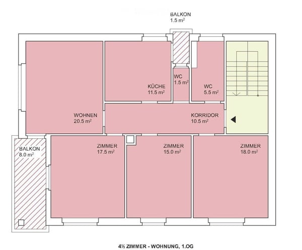 Grosszügige 4½-Zimmerwohnung mit Garten in Visp – viel Platz und Potenzial 2