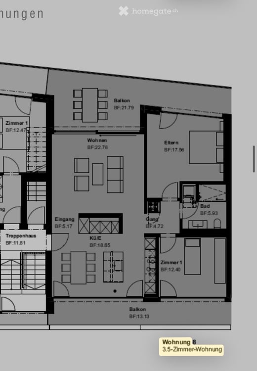 Hochwertig möblierte 3.5-Zimmer-Wohnung mit See- und Bergsicht 15