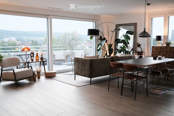 Möblierte 2.5-Zimmer-Neubauwohnung mit 50 m² Terrasse in Dübendorf – befristet 6 Monate ab Jan 2027