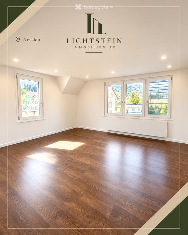 Frisch sanierte 4-Zimmer-Wohnung in Nesslau – Erstbezug nach Renovation 1