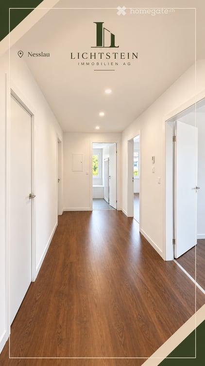 Frisch sanierte 4-Zimmer-Wohnung in Nesslau – Erstbezug nach Renovation 2