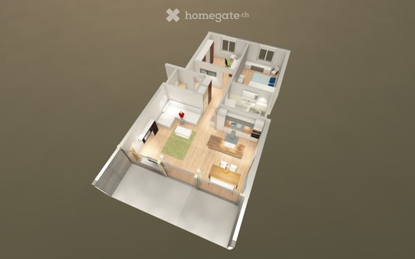 XL 3½ Zimmer Wohnung ǀ 94m2 Wohnfläche 2