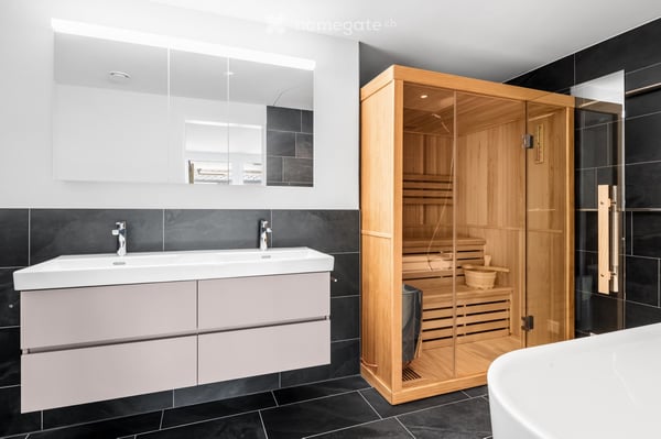Erdgeschosswohnung mit 70 m² eigenem Garten, Sauna, Smart Home und 2 Einstellplätzen 4