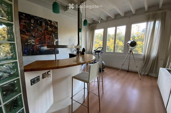Möblierte 3-Zimmer-Wohnung mit Balkon und Lift in Genf – 60 m², 3. OG 22