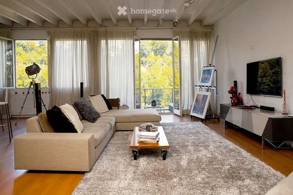 Möblierte 3-Zimmer-Wohnung mit Balkon und Lift in Genf – 60 m², 3. OG 3