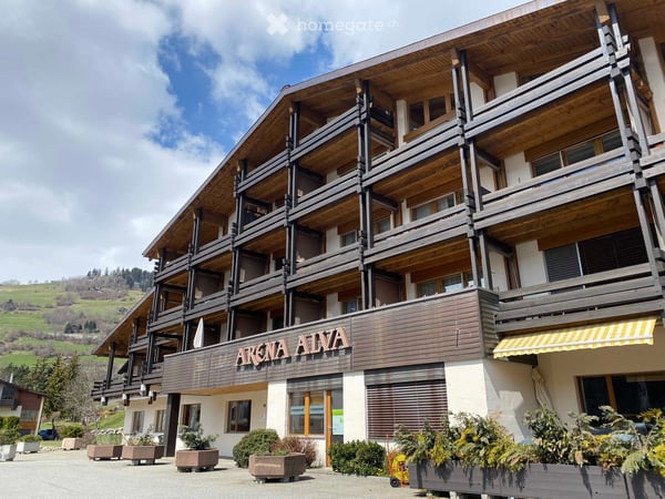 Charmante 1.5-Zimmer-Wohnung in Laax mit Bergblick