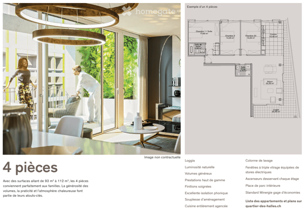 Lumineux 4 pièces de 104 m² avec grande loggia – Morges 8