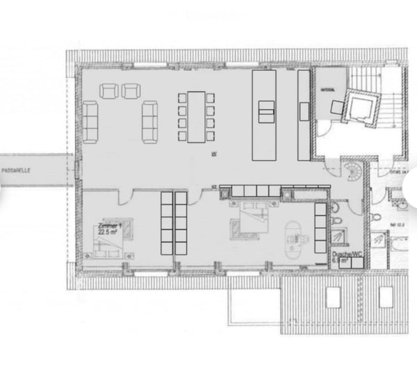 Helle, grosszügige Maisonettewohnung mit begehbarem Glasboden 5