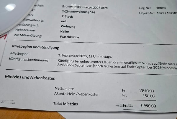 Frisch renovierte, helle 2-Zimmerwohnung im 7. Stock mit Weitblick über Bern 4