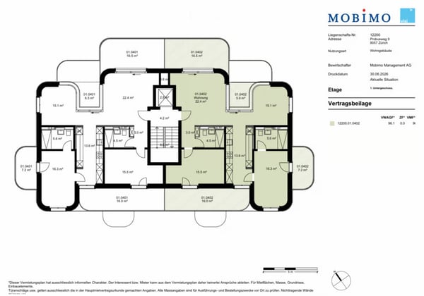 Moderne Attikawohnung 4.5 in Zürich 2