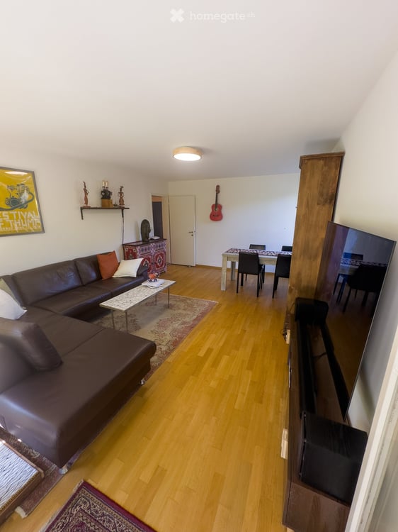 Möbelierte 3-Zimmer Garten-Wohnung (46 m²) in Zürich-Wollishofen | Untermiete ab März 3037 3