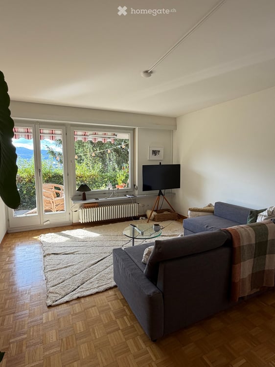 Helle, möblierte, befrustete 3.5-Zimmer-Wohnung mit zwei Terrassen in Zürich-Höngg 1
