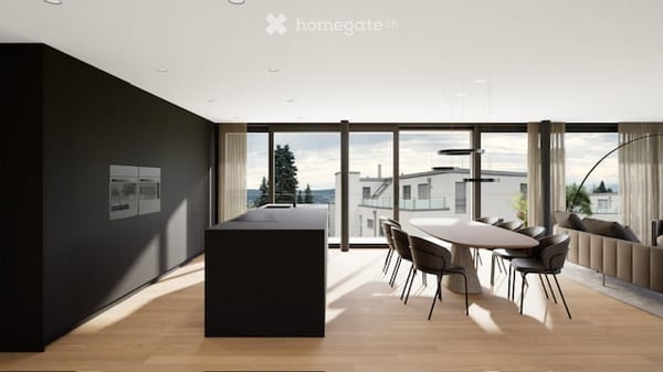 4.5 Zi Whg. im Haus der Gärten – Exklusive Neubau-Mietwohnung in Kilchberg – Erstbezug Frühjahr 2027 8