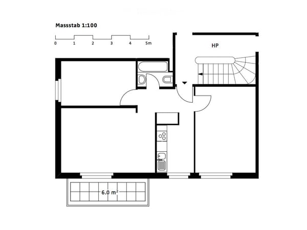 Stilvolle, authentisch renovierte 50ies-Wohnung 13