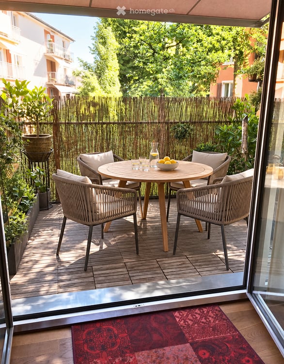 Urban und ruhig – 2.5-Zimmer-Architektenwohnung, Kreis 3 in Zürich mit Terrasse und Gartenzugang 5