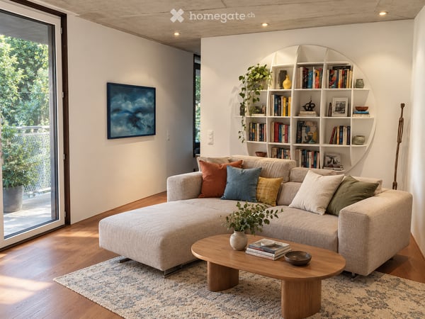Urban und ruhig – 2.5-Zimmer-Architektenwohnung, Kreis 3 in Zürich mit Terrasse und Gartenzugang 3