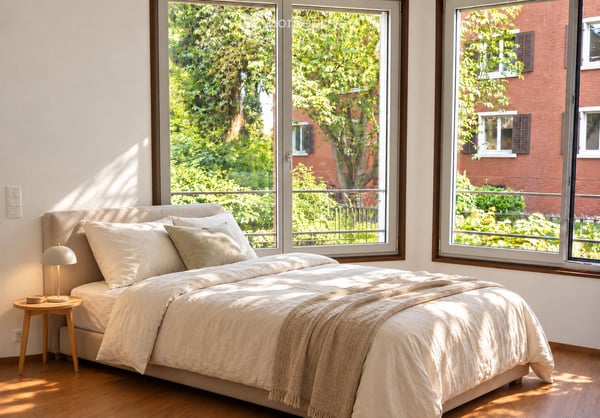 Urban und ruhig – 2.5-Zimmer-Architektenwohnung, Kreis 3 in Zürich mit Terrasse und Gartenzugang 7