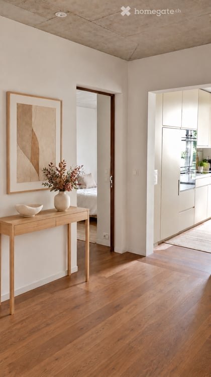 Urban und ruhig – 2.5-Zimmer-Architektenwohnung, Kreis 3 in Zürich mit Terrasse und Gartenzugang 2
