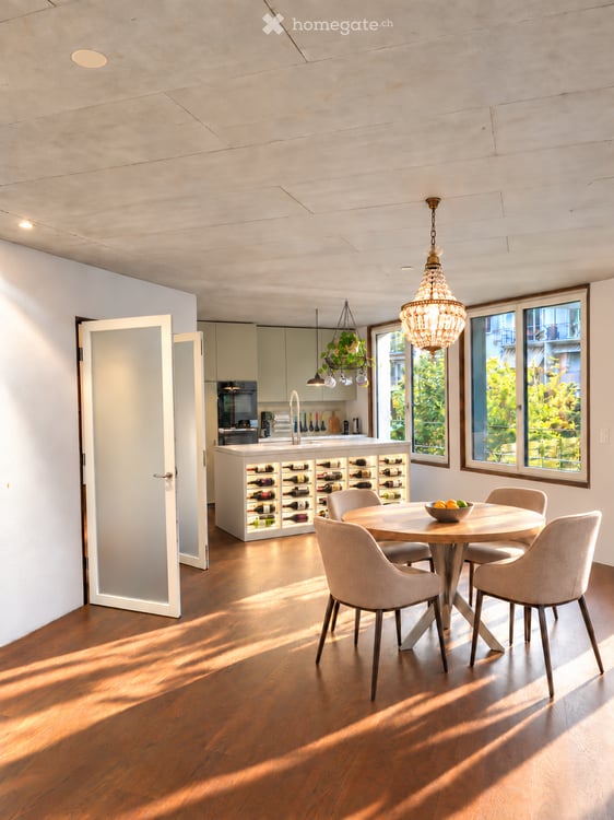 Urban und ruhig – 2.5-Zimmer-Architektenwohnung, Kreis 3 in Zürich mit Terrasse und Gartenzugang 4
