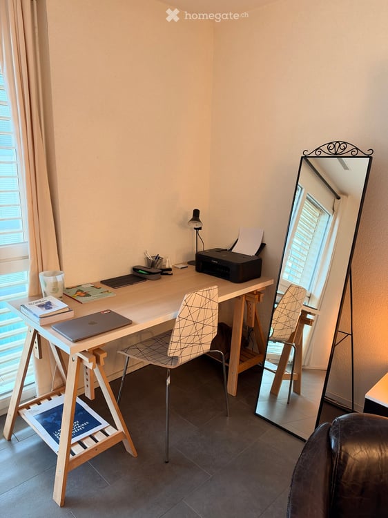 Grand studio meublé de 47m2 et équipé à côté du M2 Fourmi (proche EHL). 3