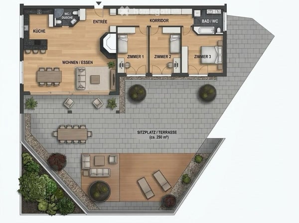 Wohnen über dem Zürichsee – 150 m² Wohnfläche und 250 m² Terrasse mit Weitsicht 14