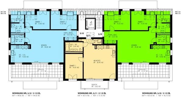 Attraktive 3.5-Zimmer-Wohnung mit Terrasse an erstklassiger Lage 13