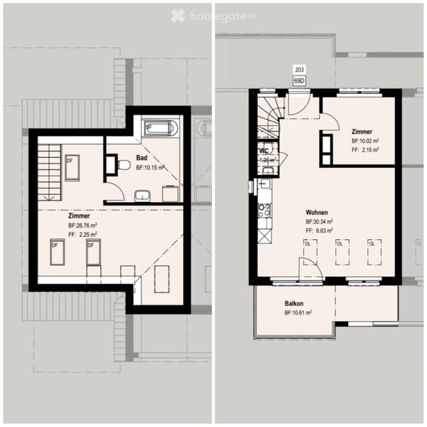 Helle 3.5 Zimmer Wohnung 5