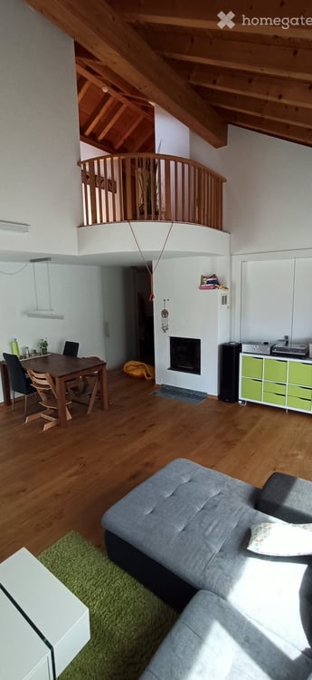 Maisonette 6.7m Raumhöhe, Bergblick und Lift direkt zur Wohnung 16