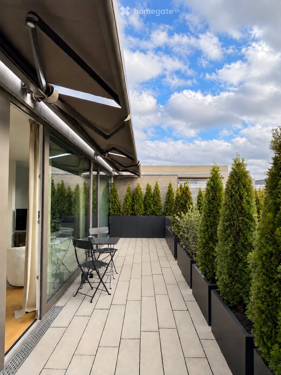 Moderne 1.5-Zimmer-Attikawohnung mit riesiger Terrasse und Blick auf den Uetliberg 8