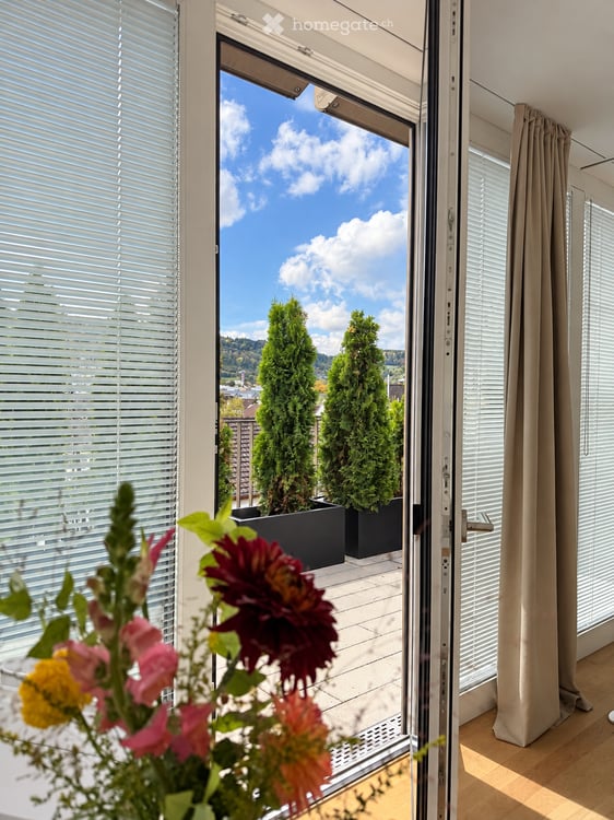 Moderne 1.5-Zimmer-Attikawohnung mit riesiger Terrasse und Blick auf den Uetliberg 7