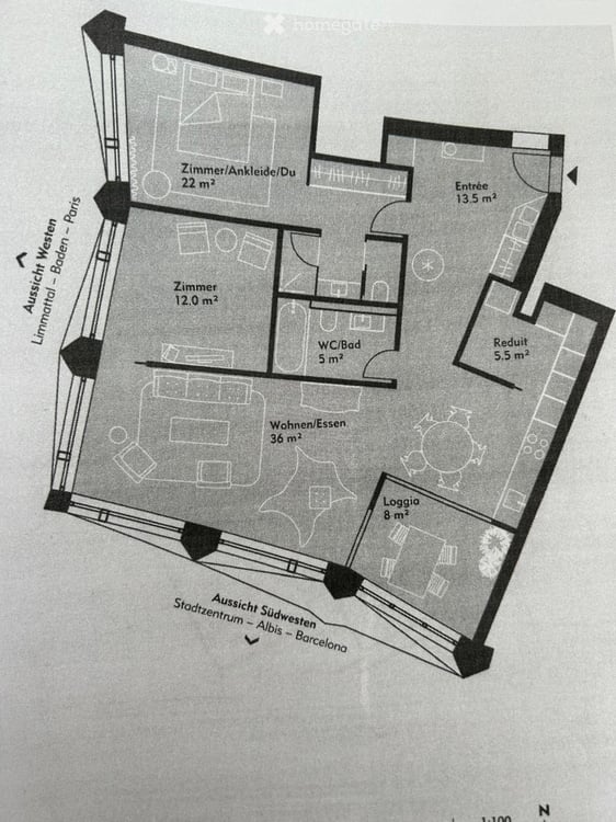 4.5-Zimmer-Wohnung im 20. Stock mit einzigartiger Panoramaaussicht 7