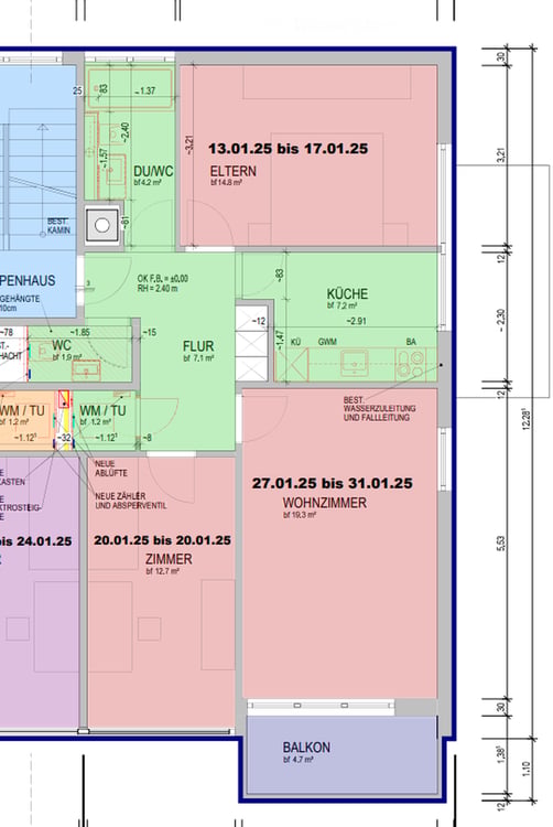 Schöne, 2025 sanierte Wohnung mit eigenem Waschturm 5