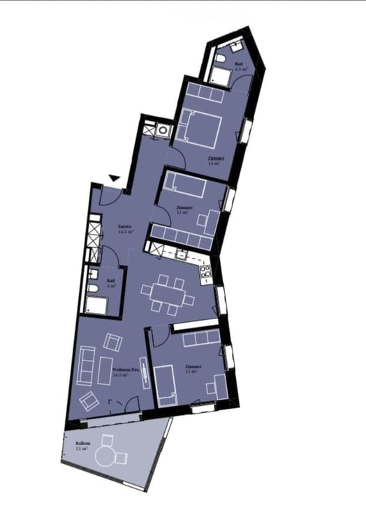 Moderne helle Wohnung mit direktem Gartenzugang in Zürich-Höngg 4