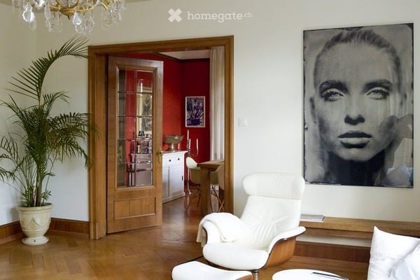4.5 Zimmer Altbauwohnung mit Balkon und Weitblick am Rosenberg 8
