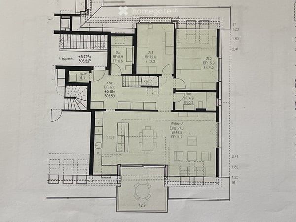 Maisonette - Dachwohnung in Bubikon / Wolfhausen 3
